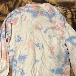 PINK - Tie-Dye Long Sleeve Shirt